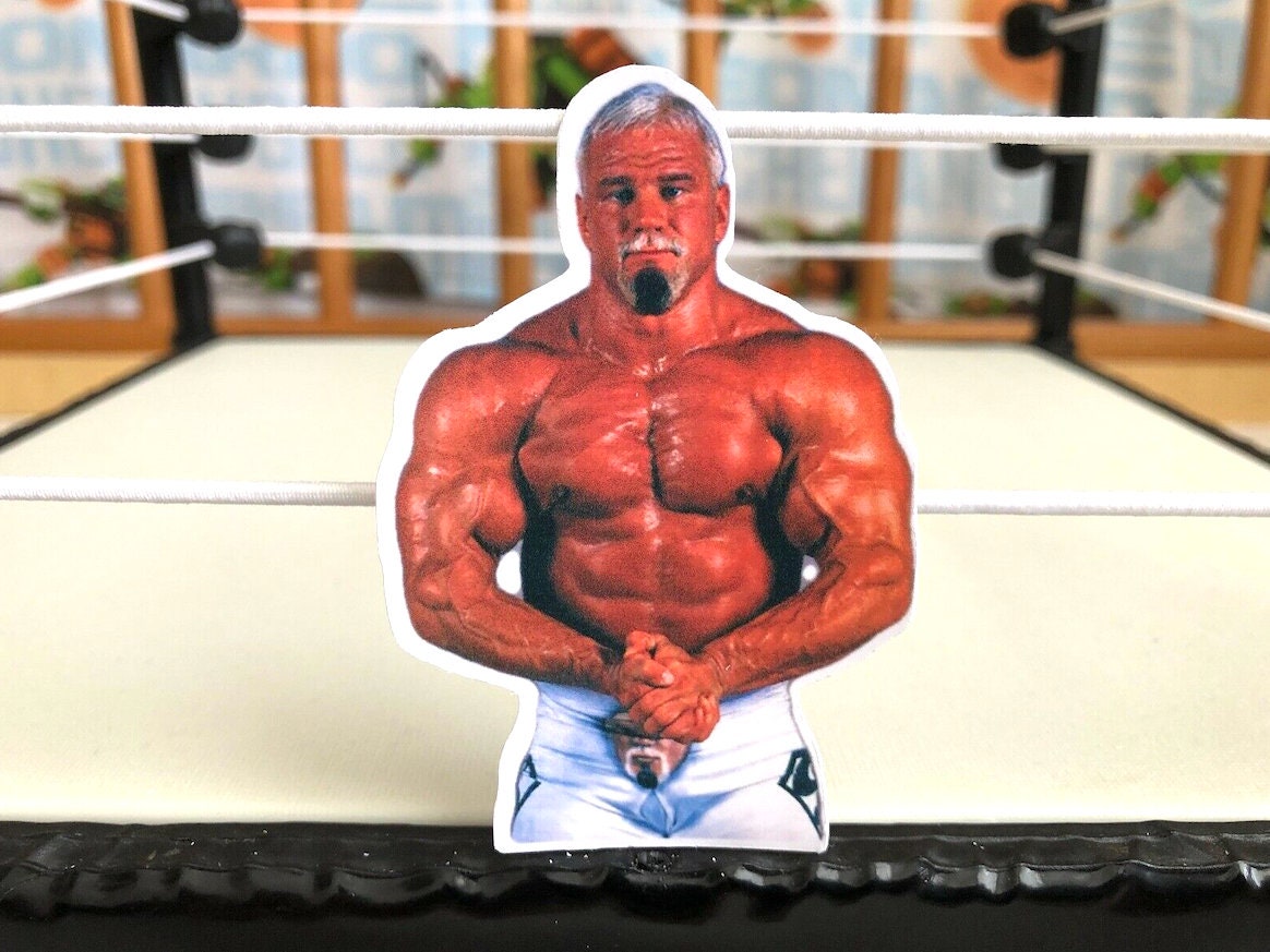 Scott Steiner Sticker 4 (Big Poppa Pump - Rick Steiner - Hulk Hogan - Scott Hall - Kevin Nash - Ric Flair - Randy Savage - NJPW - Wrestling)