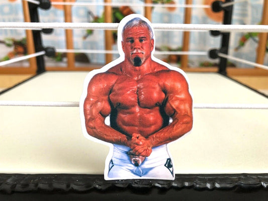 Scott Steiner Sticker 4 (Big Poppa Pump - Rick Steiner - Hulk Hogan - Scott Hall - Kevin Nash - Ric Flair - Randy Savage - NJPW - Wrestling)