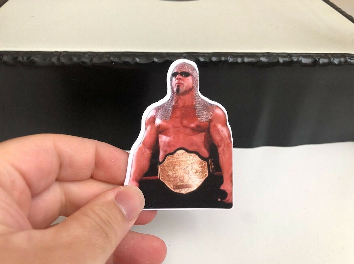 Scott Steiner Sticker 3 (Big Poppa Pump - Rick Steiner - Hulk Hogan - Scott Hall - Kevin Nash - Ric Flair - Randy Savage - NJPW - Wrestling)