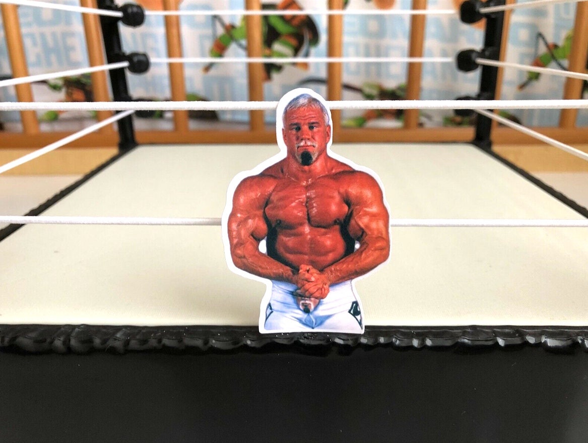 Scott Steiner Sticker 4 (Big Poppa Pump - Rick Steiner - Hulk Hogan - Scott Hall - Kevin Nash - Ric Flair - Randy Savage - NJPW - Wrestling)