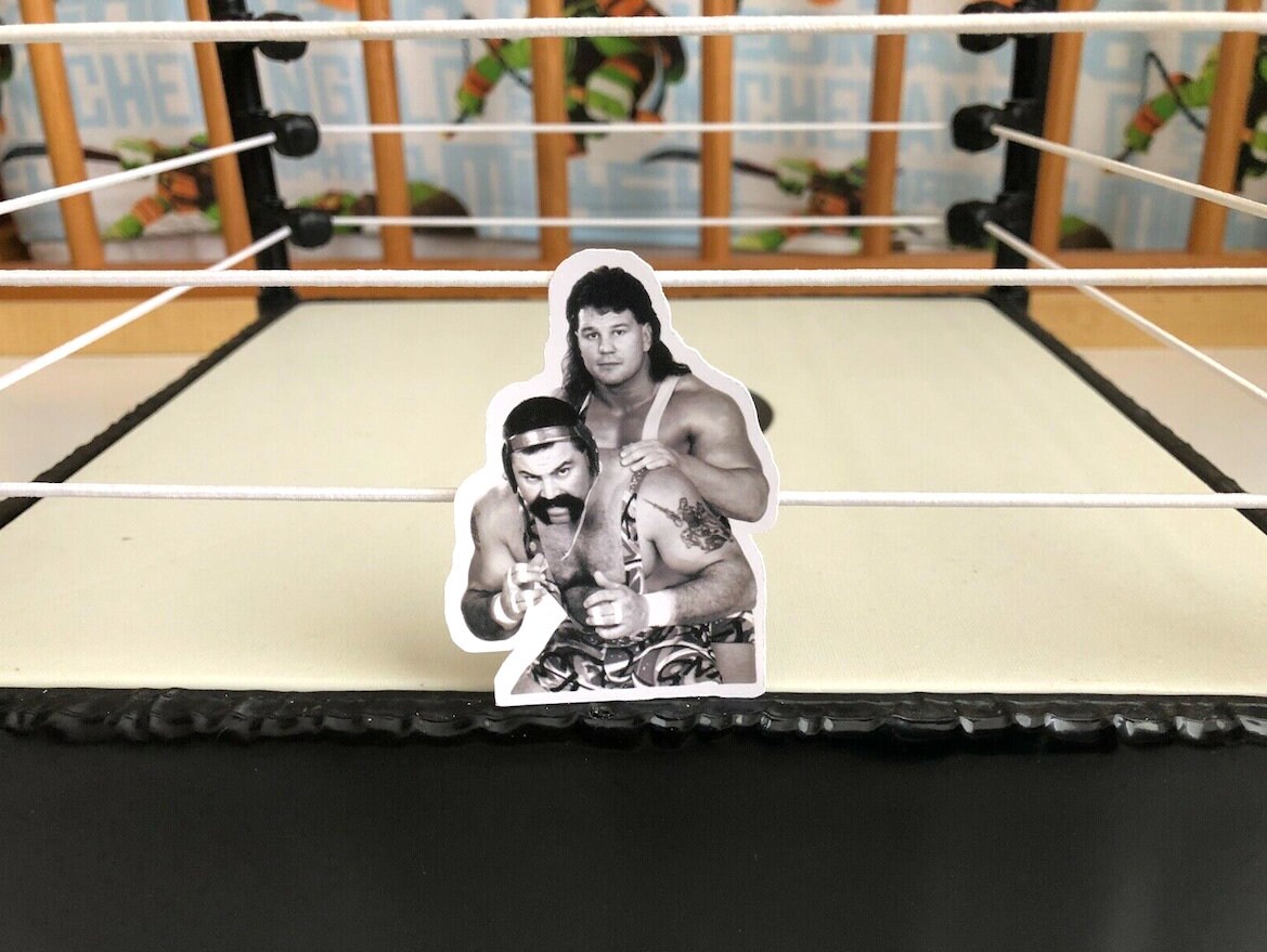 Steiner Brothers Sticker 4 (Scott Steiner - Rick Steiner - Hulk Hogan - Scott Hall - Kevin Nash - Ric Flair - Randy Savage - NJPW)