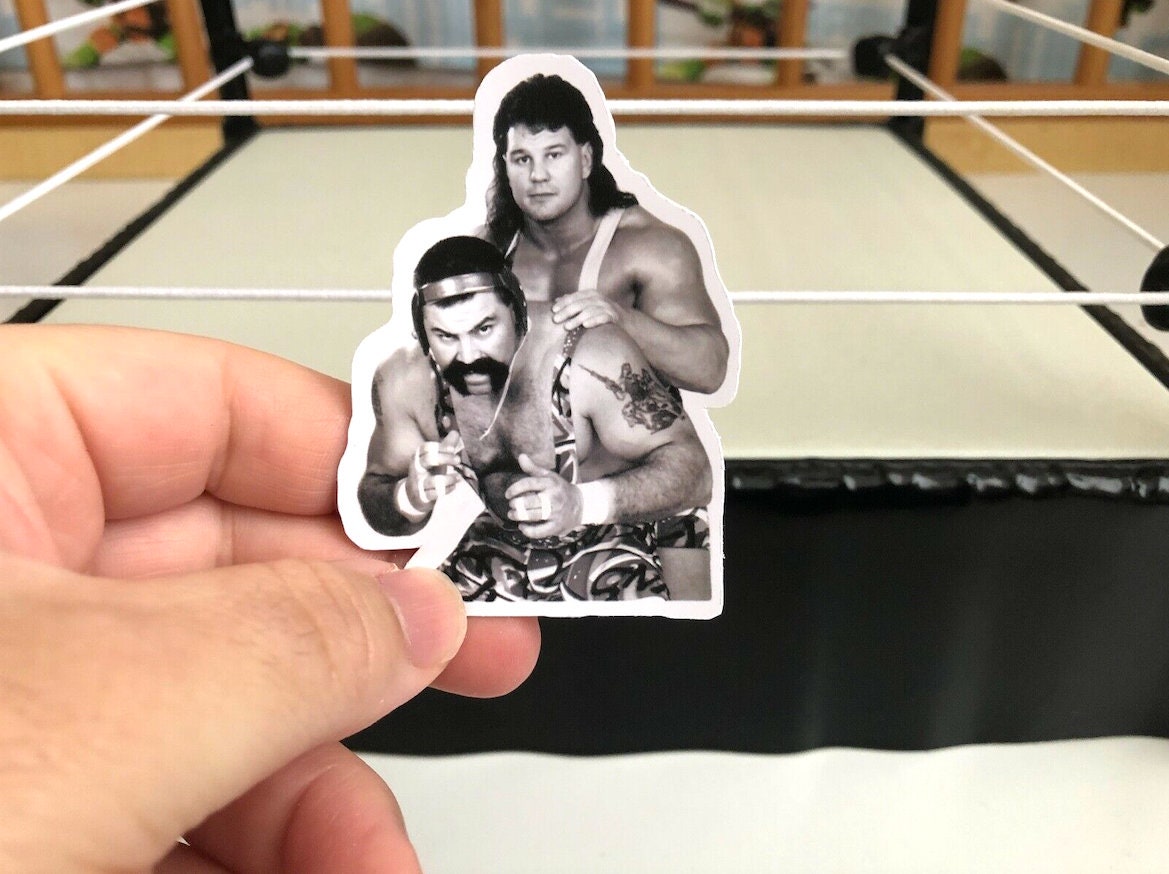 Steiner Brothers Sticker 4 (Scott Steiner - Rick Steiner - Hulk Hogan - Scott Hall - Kevin Nash - Ric Flair - Randy Savage - NJPW)