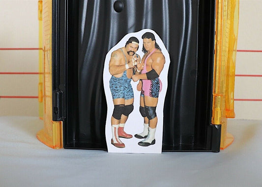 Steiner Brothers Sticker 5 (Scott Steiner - Rick Steiner - Hulk Hogan - Scott Hall - Kevin Nash - Ric Flair - Randy Savage - NJPW)