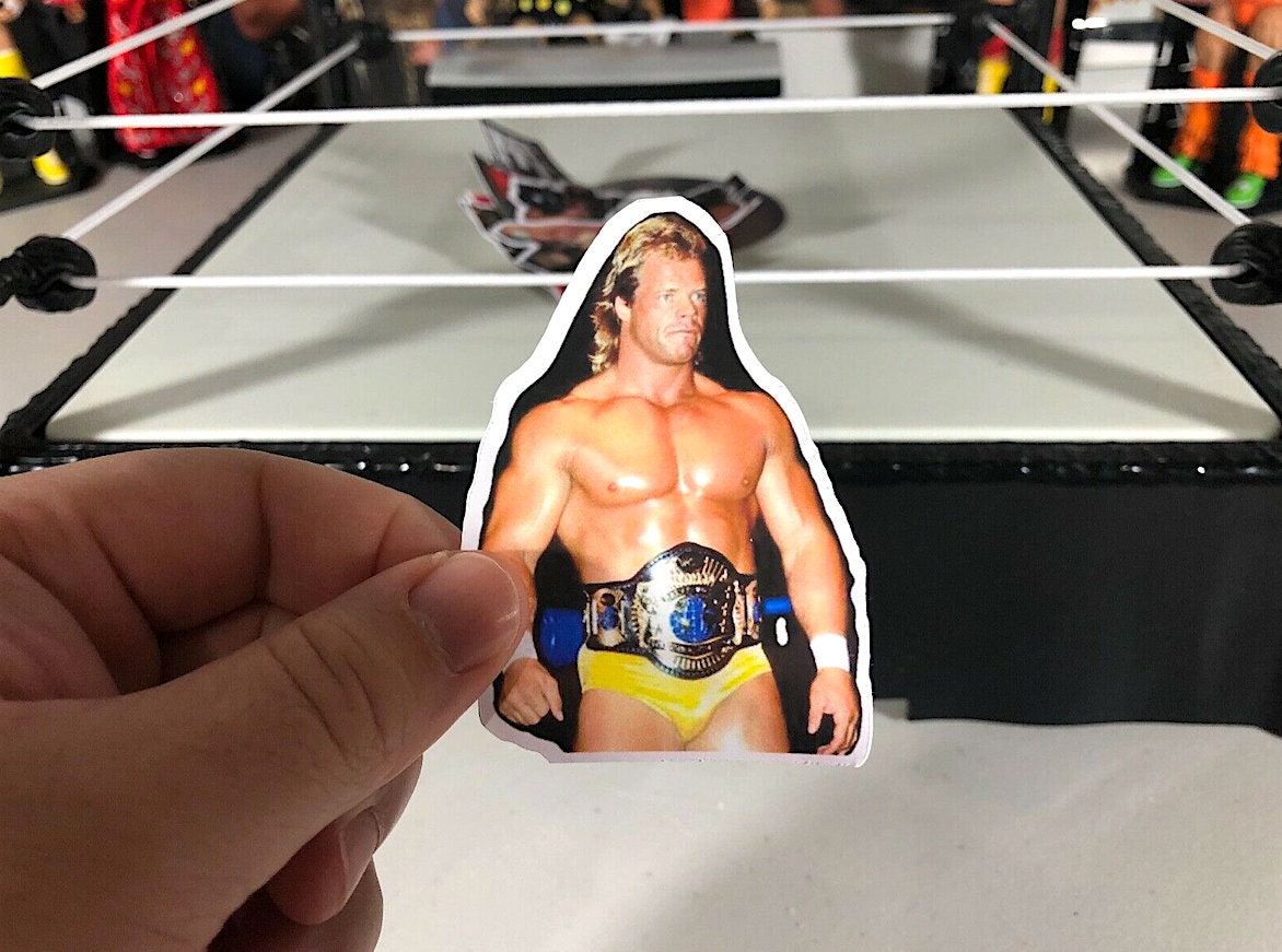 Lex Luger Sticker No.2 [Hulk Hogan - Ric Flair - Randy Savage - Ultimate Warrior - Bret Hart]