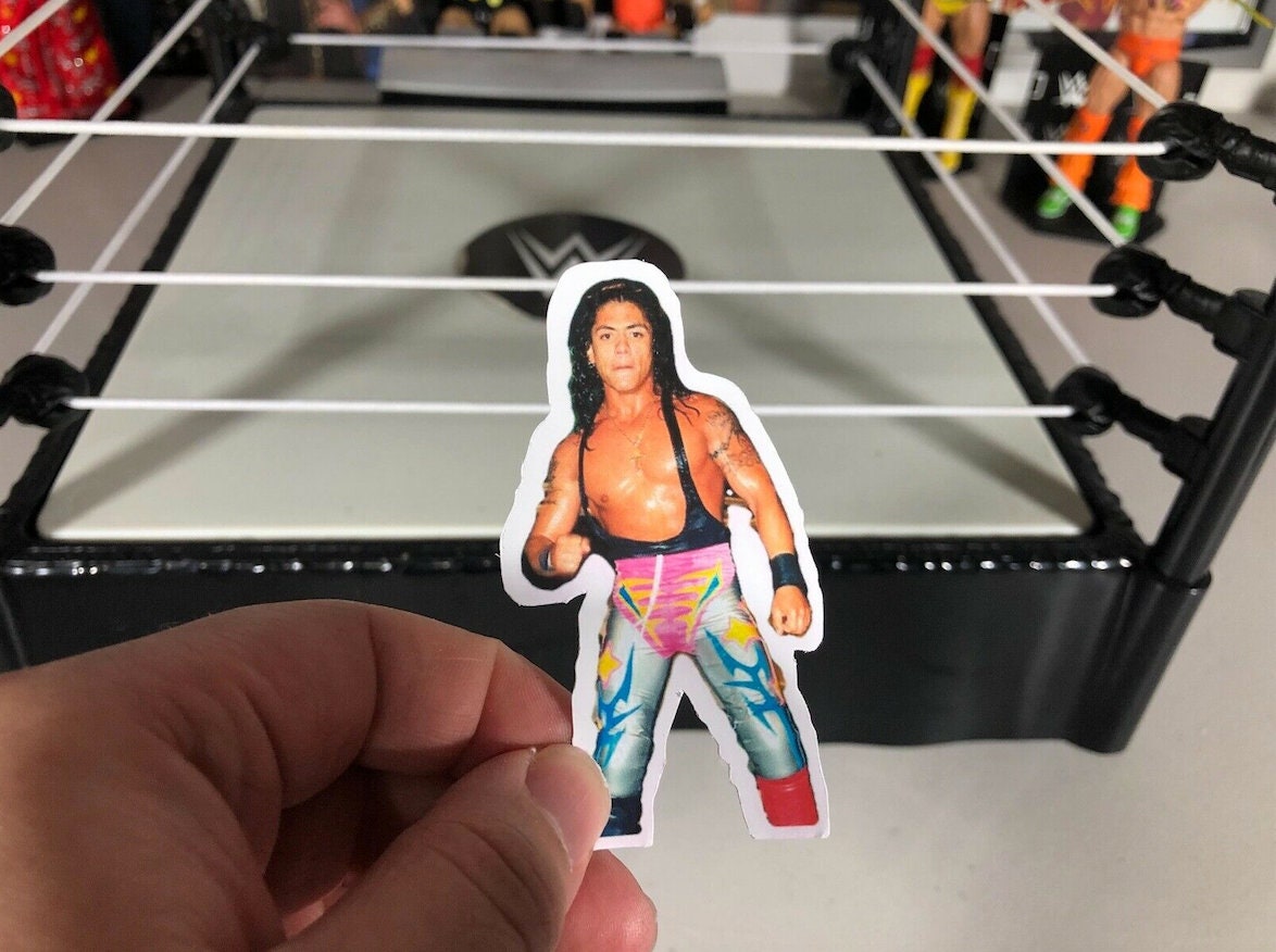 Juventud Guerrera Sticker No.2 [Ric Flair -  Hulk Hogan - Randy Savage - Ultimate Warrior - Pop Culture]