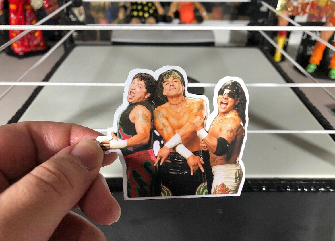 Mexi-C00ls Sticker No.3 [Juventud Guerrera- Psicosis - Super Crazy - Mexico - Ric Flair -  Hulk Hogan - Randy Savage - Ultimate Warrior]