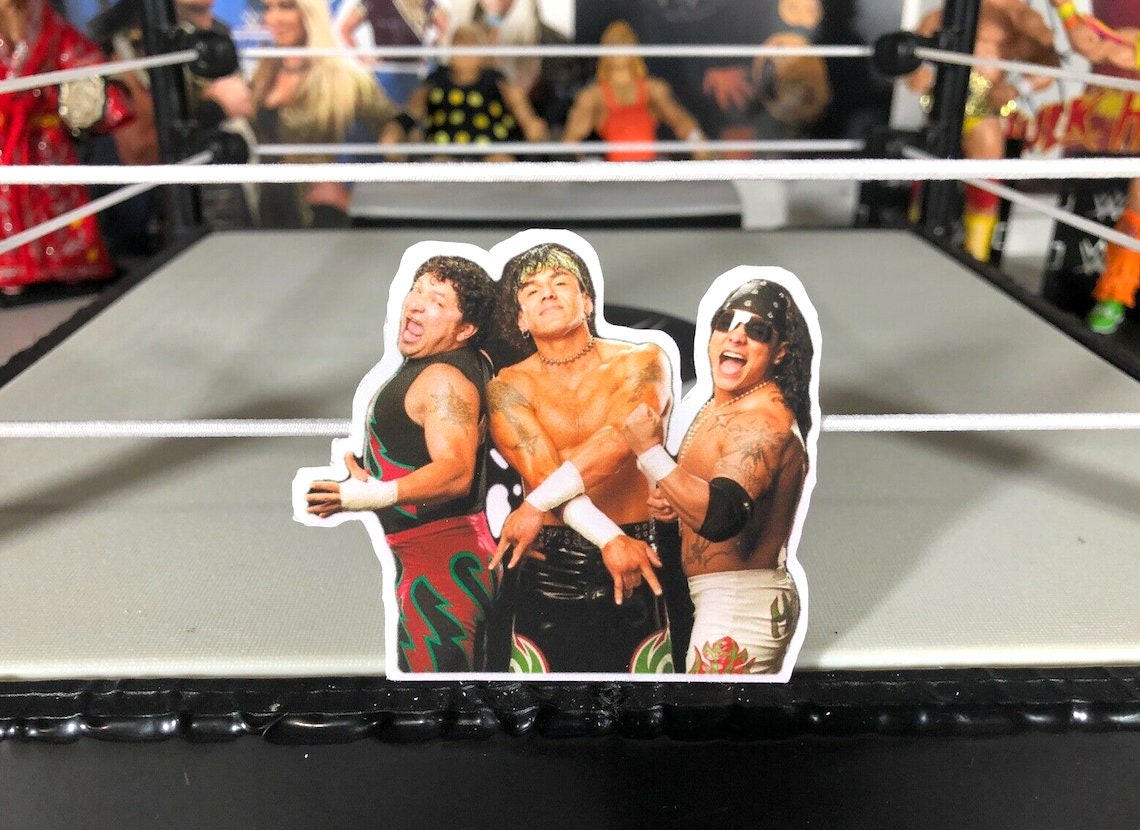 Mexi-C00ls Sticker No.3 [Juventud Guerrera- Psicosis - Super Crazy - Mexico - Ric Flair -  Hulk Hogan - Randy Savage - Ultimate Warrior]