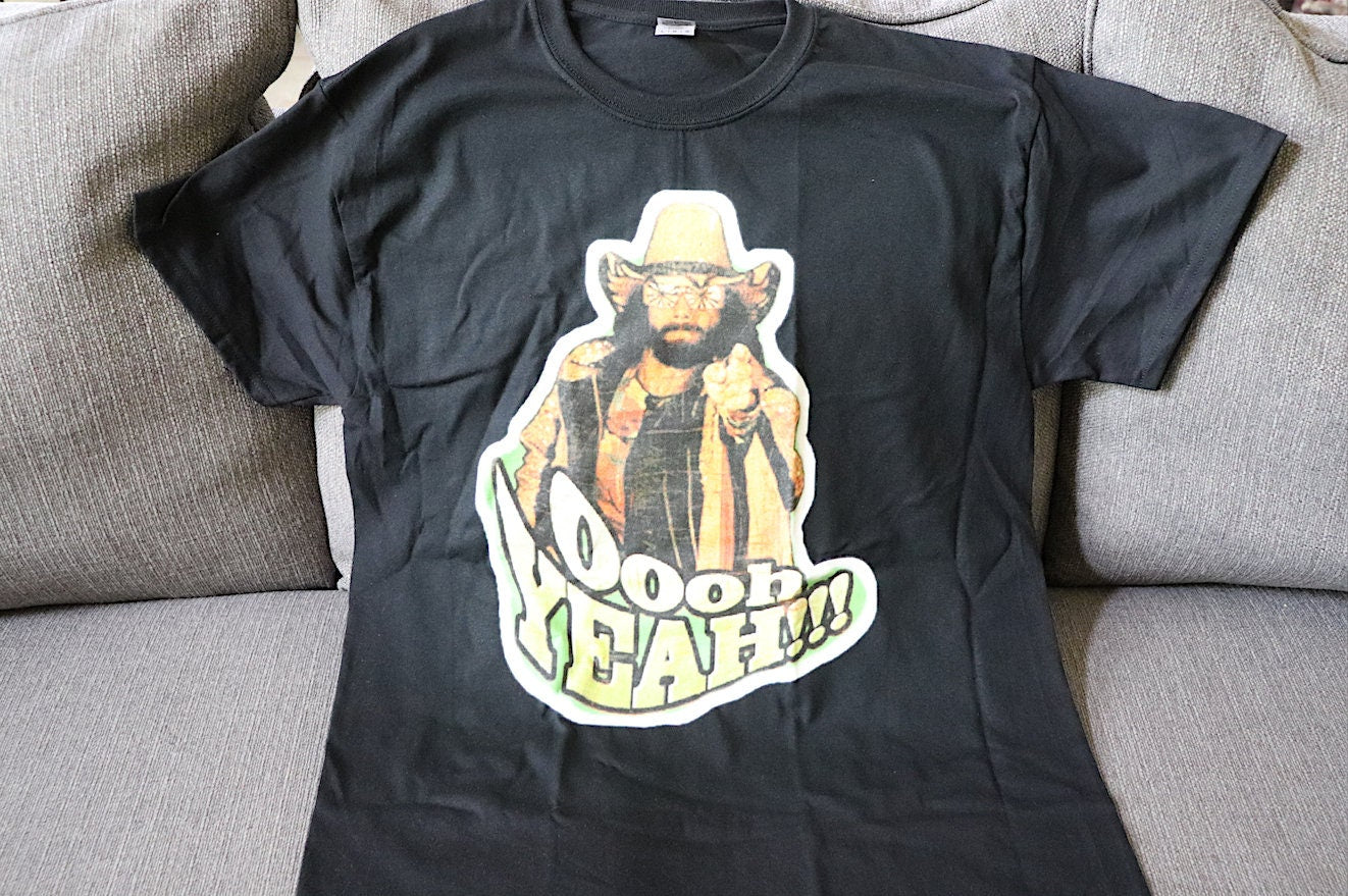 Randy Savage "Oooh Yeah" T-Shirt [Father's Day - Pop Culture - Hulk Hogan - Ric Flair  - Ultimate Warrior - Birthday - Gift]