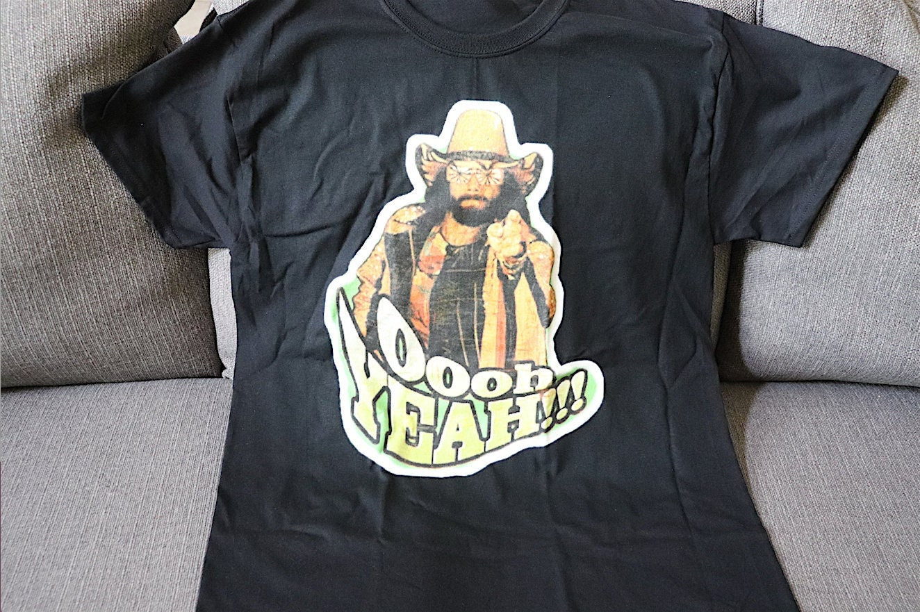 Randy Savage "Oooh Yeah" T-Shirt [Father's Day - Pop Culture - Hulk Hogan - Ric Flair  - Ultimate Warrior - Birthday - Gift]