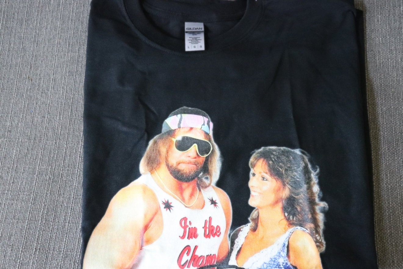 Savage X Liz "Real Love" T-Shirt [Pop Culture - Hulk Hogan - Ric Flair  - Ultimate Warrior - Birthday - Christmas]