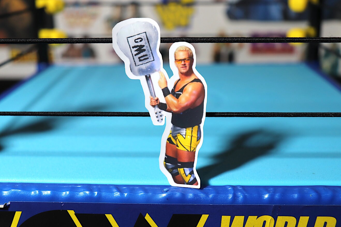 Jeff Jarret Sticker 2 [Ric Flair - Hulk Hogan - Randy Savage - Ultimate Warrior]