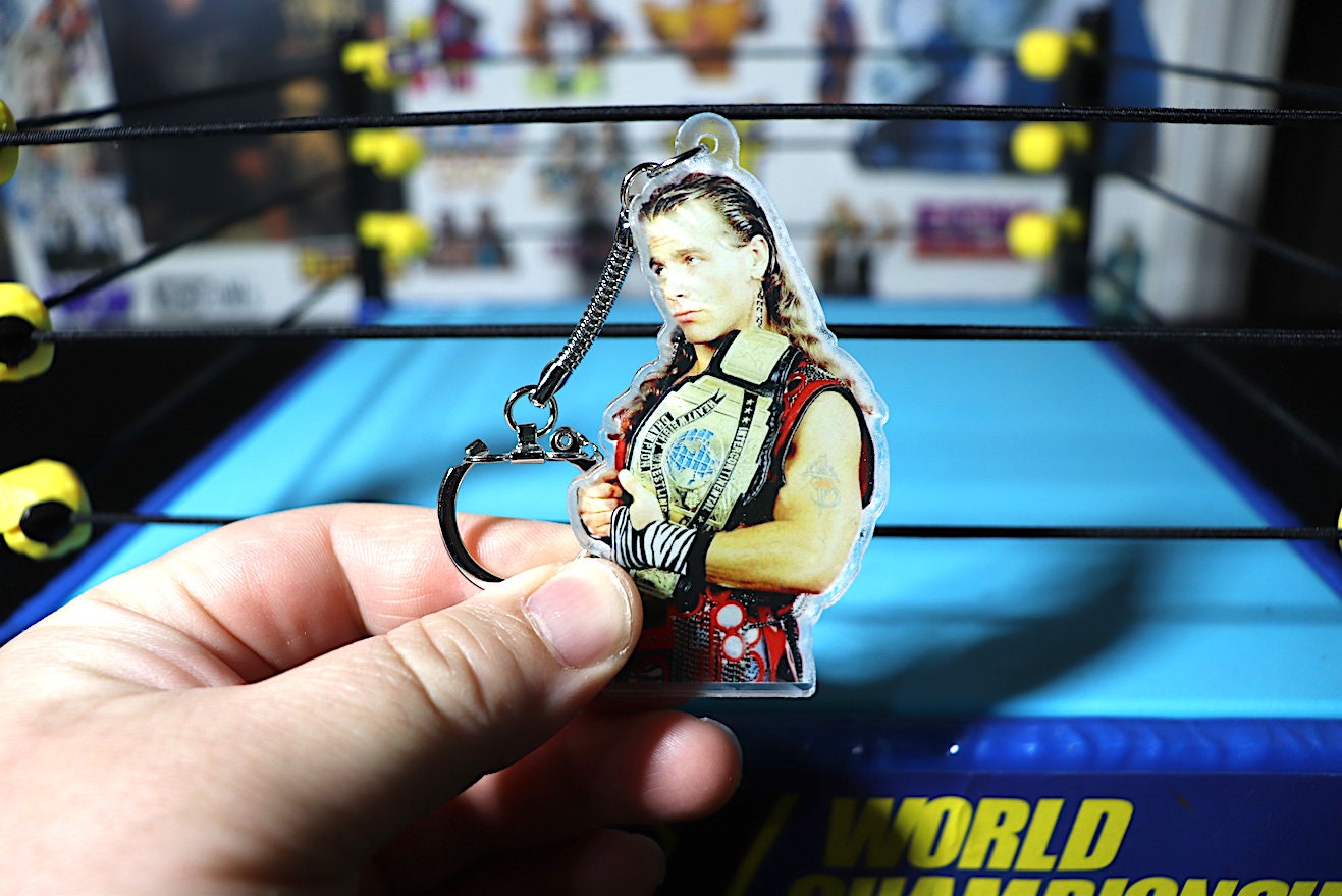 Shawn Michaels KeyChain 3 [Hulk Hogan - Ric Flair - Bret Hart - KeyChain - Pop Culture - Gift - Vintage - Birthday Gift]