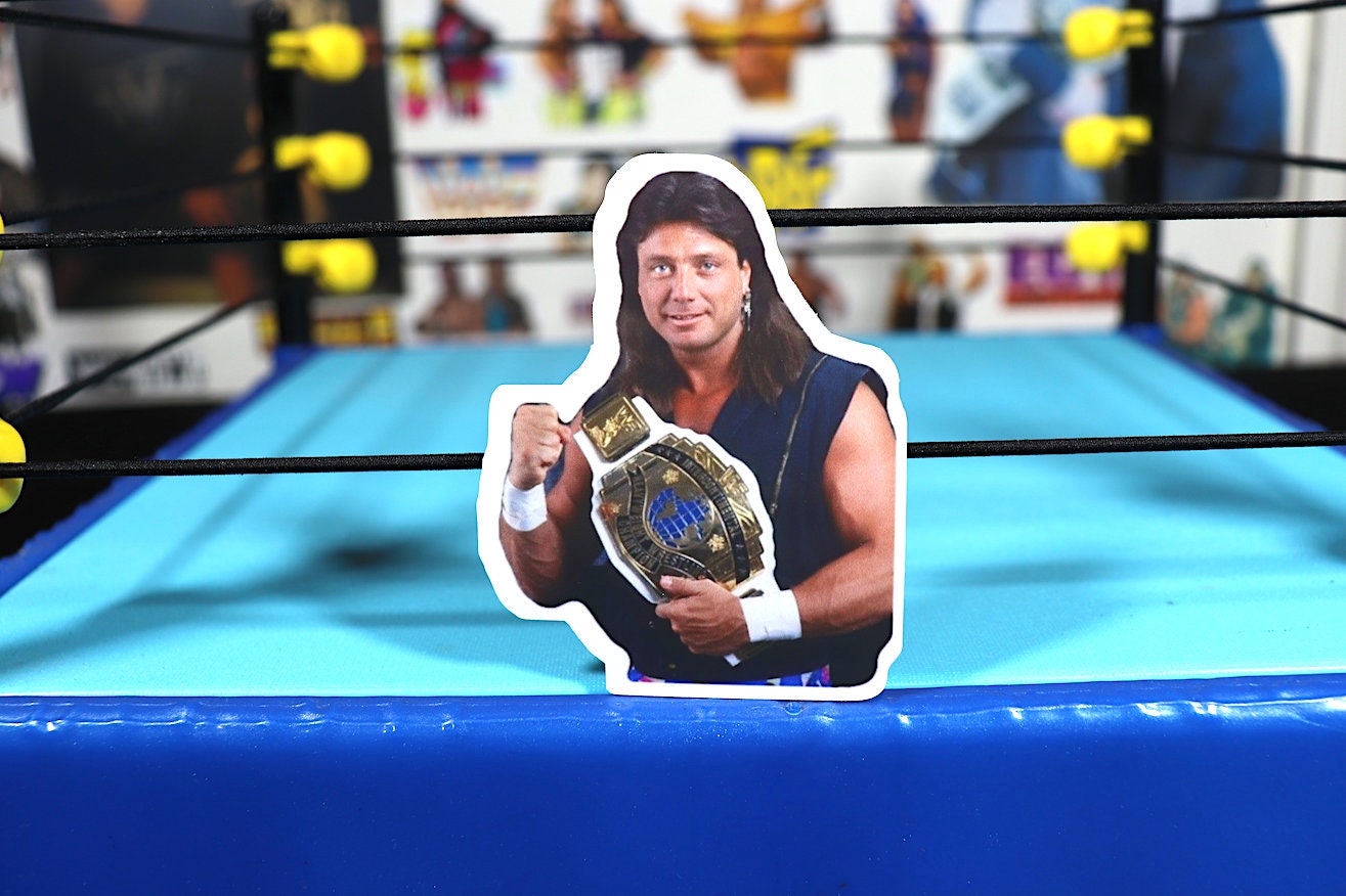 Marty Jannetty Sticker [Rockers - Shawn Michaels - Ric Flair -  Hulk Hogan - Randy Savage - Ultimate Warrior - Bret Hart]