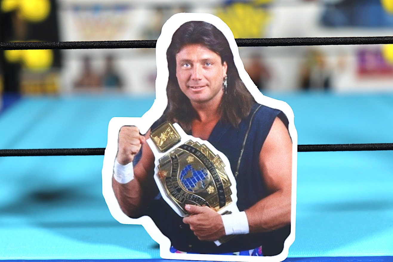 Marty Jannetty Sticker [Rockers - Shawn Michaels - Ric Flair -  Hulk Hogan - Randy Savage - Ultimate Warrior - Bret Hart]