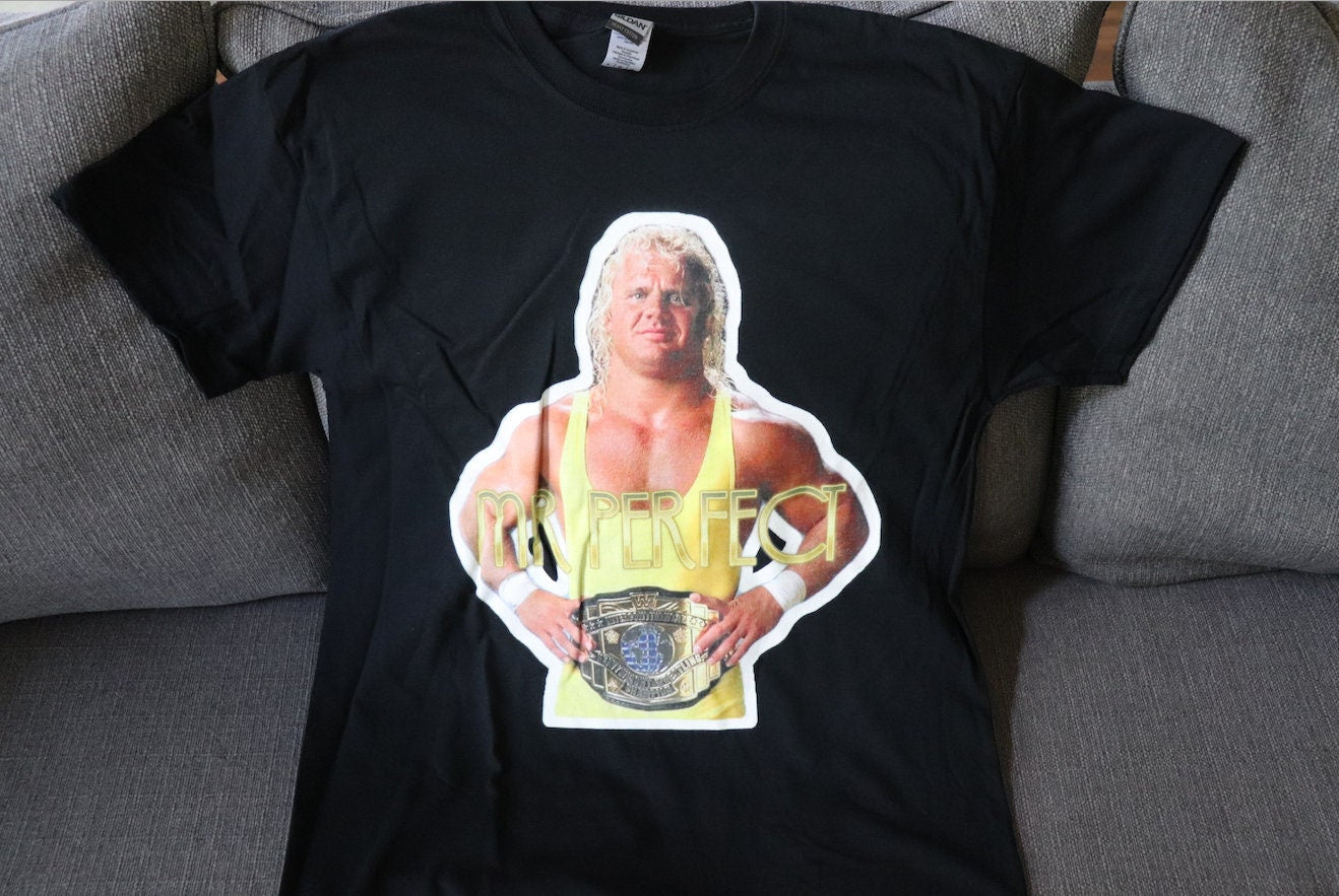 Perf3ct T-Shirt [Bret Hart - Pop Culture - Hulk Hogan - Ric Flair - Randy Savage - Ultimate Warrior - Birthday - Father's Day - Gift - Dad]