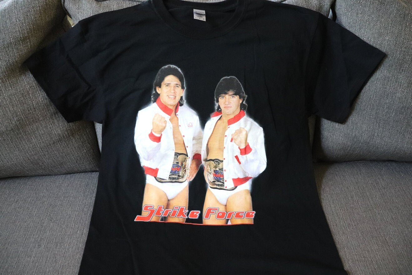 Rick Martel & Tito Santana T-Shirt [Ric Flair - Bret Hart - Hulk Hogan - Randy Savage - Vintage]