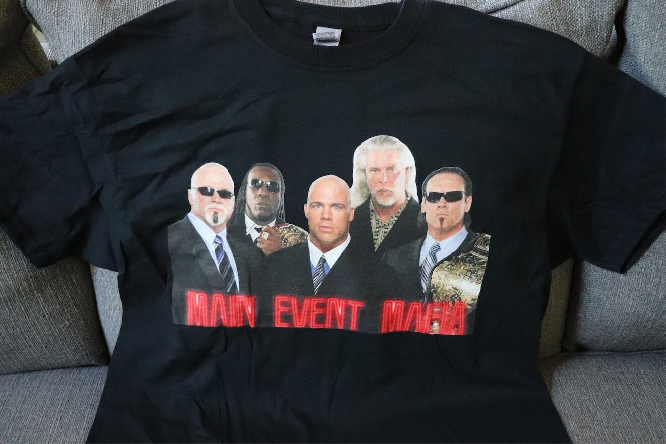 Main Event Squad T-Shirt [Scott Steiner - Kevin Nash - Pop Culture - Hulk Hogan - Kurt Angle - Birthday - Christmas - Secret Santa]