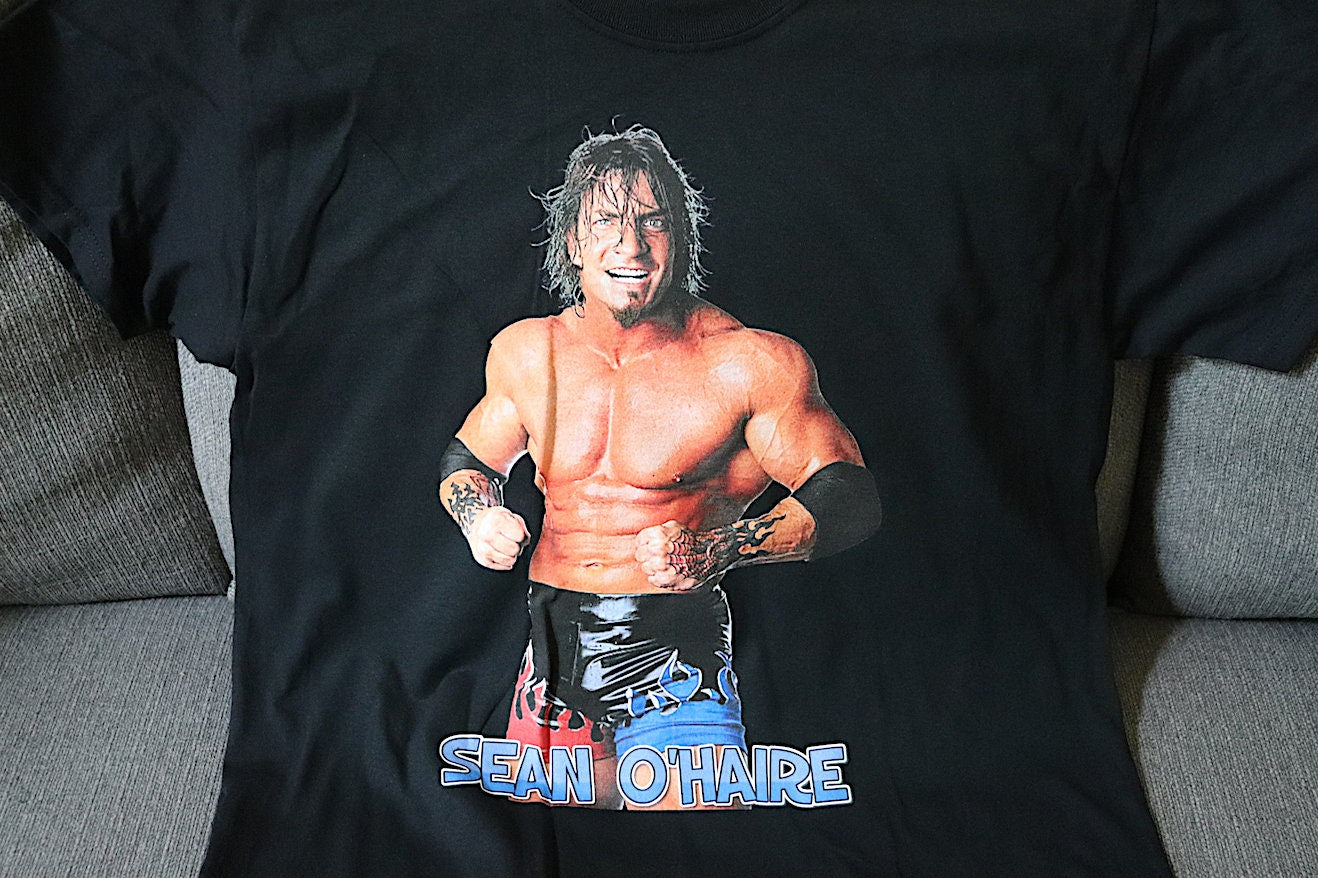 Sean O'Haire T-Shirt [Pop Culture - Hulk Hogan - Ric Flair - Randy Savage - Ultimate Warrior - Birthday - Christmas - Secret Santa]