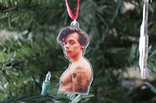 Harry Styles Acrylic Christmas Tree Ornament