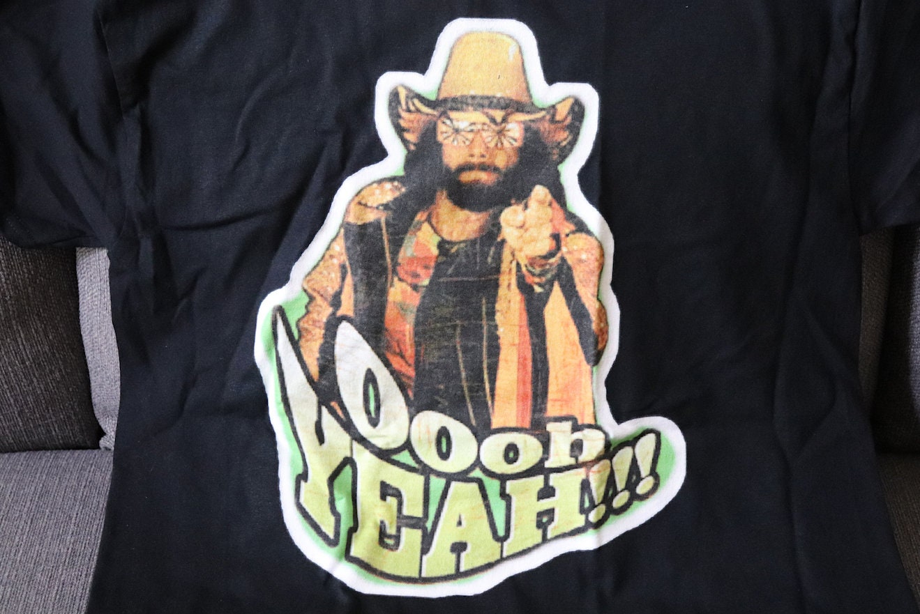 Randy Savage "Oooh Yeah" T-Shirt [Father's Day - Pop Culture - Hulk Hogan - Ric Flair  - Ultimate Warrior - Birthday - Gift]