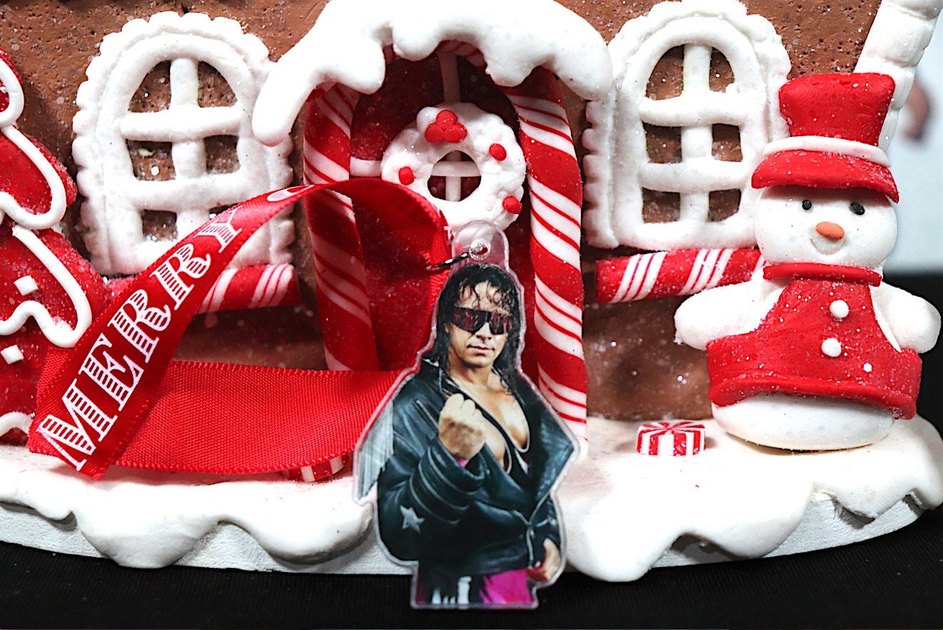 Bret Hart Christmas Ornament 2