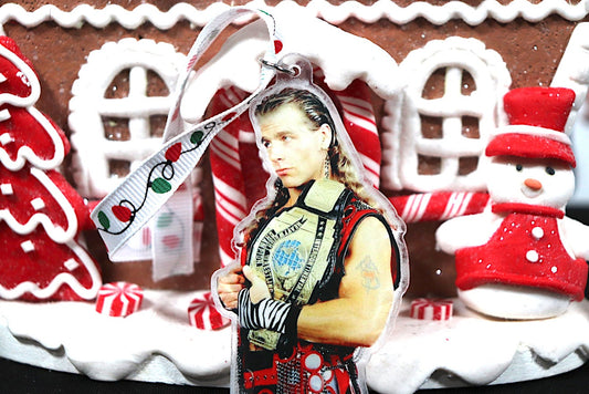 Shawn Michaels Acrylic Christmas Tree Ornament 2