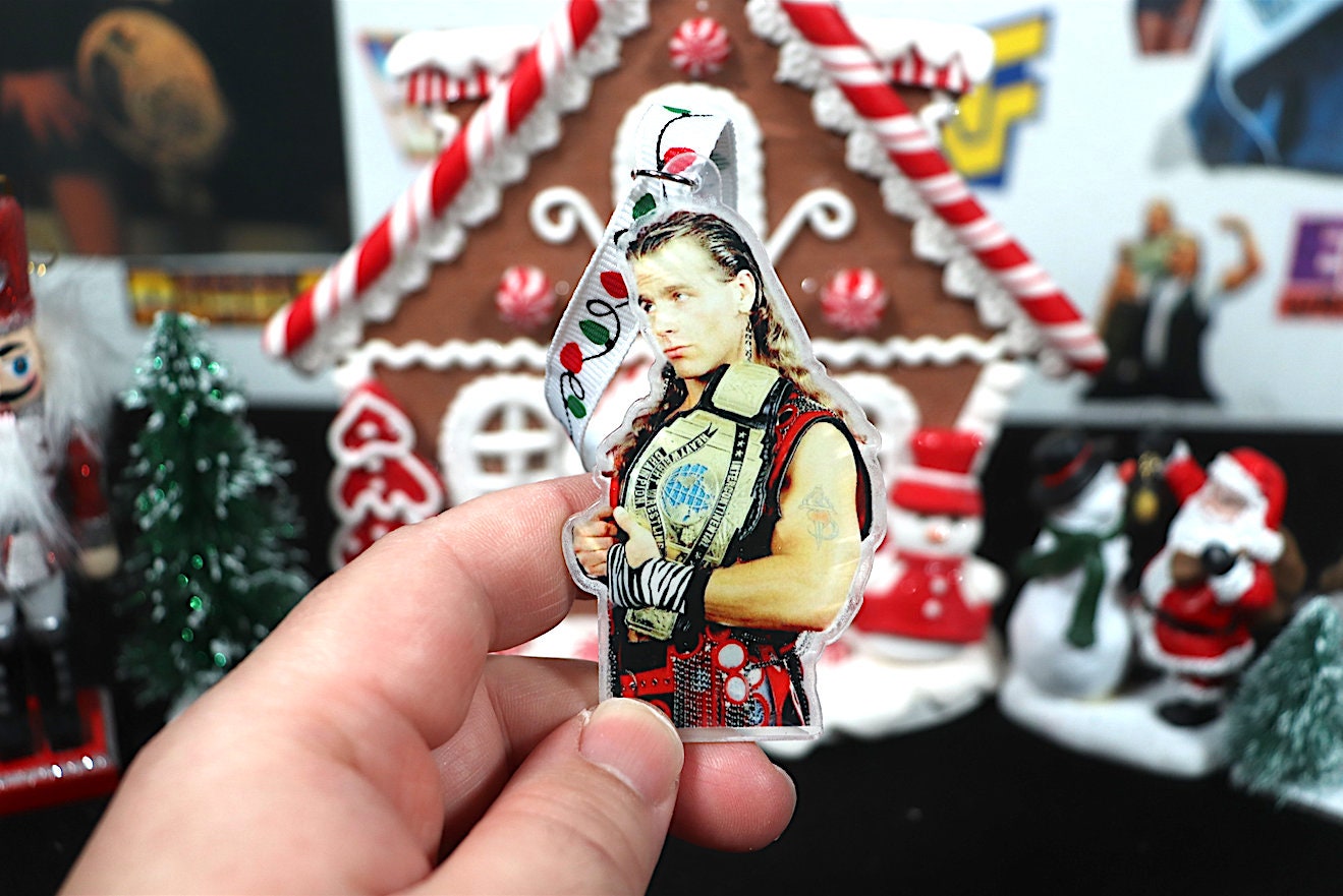 Shawn Michaels Acrylic Christmas Tree Ornament 2