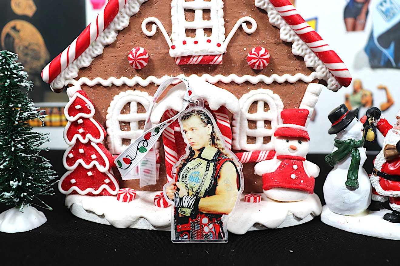 Shawn Michaels Acrylic Christmas Tree Ornament 2