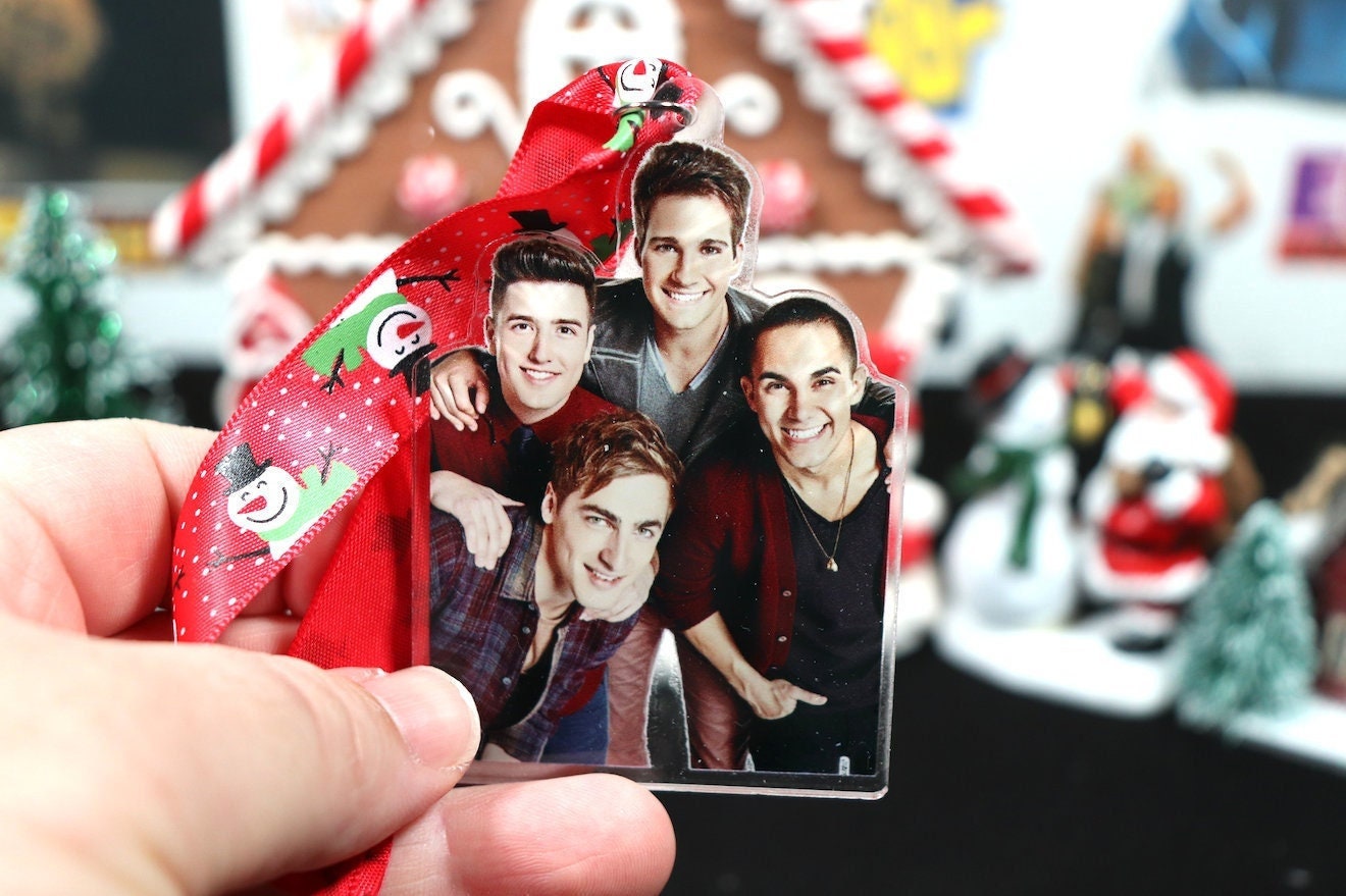 Big Time Rush Acrylic Christmas Tree Ornament