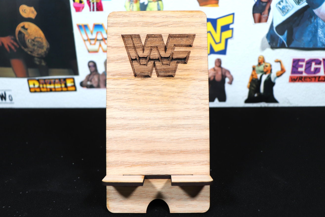 Feder@t10n Wooden Stand for Figures & Phones (Valentines Day, Valentine, Birthday, Gift, For Him, Present, Phone Stand, Action Figures)