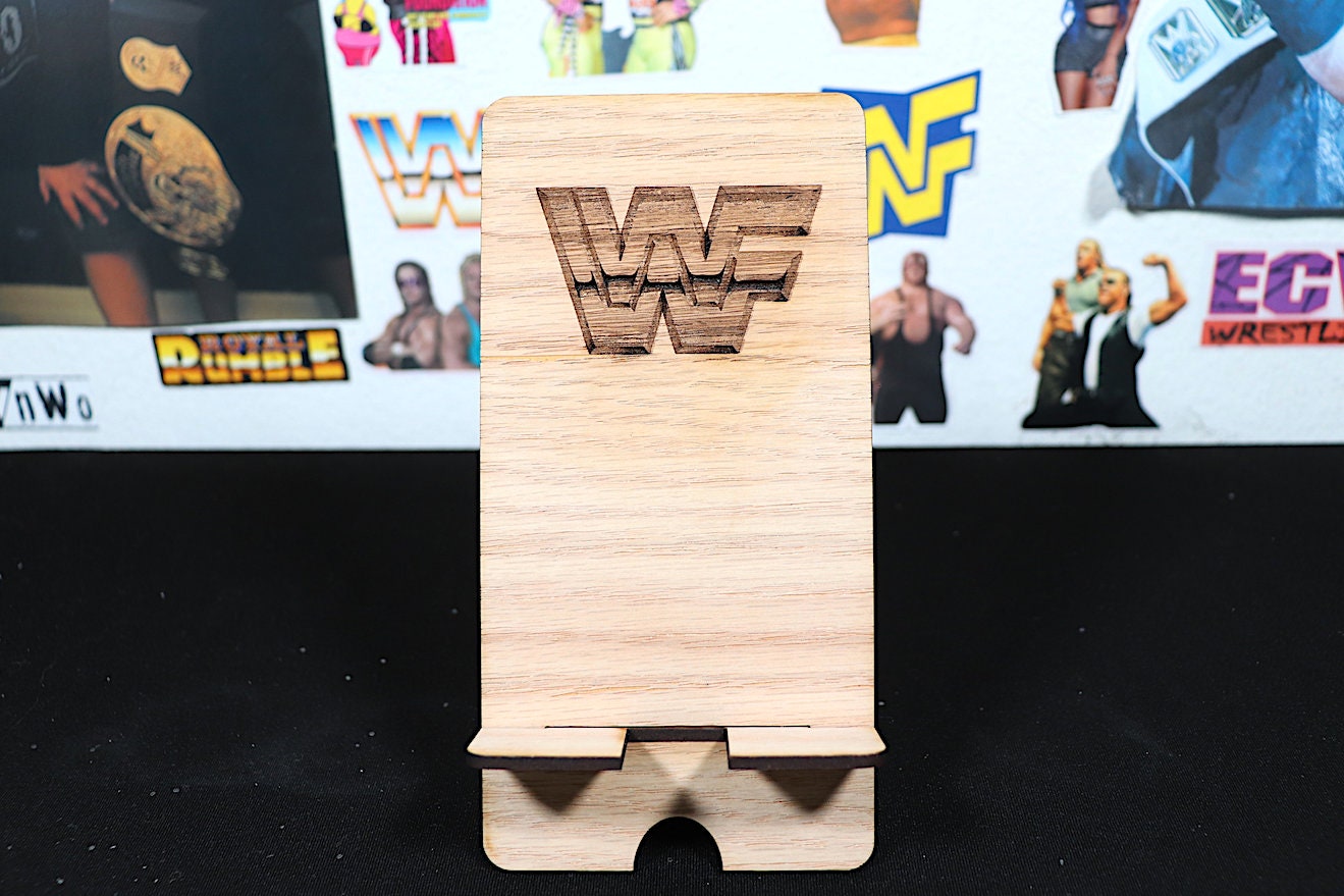 Feder@t10n Wooden Stand for Figures & Phones (Valentines Day, Valentine, Birthday, Gift, For Him, Present, Phone Stand, Action Figures)