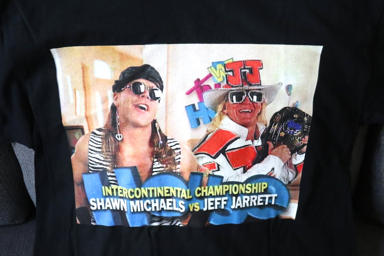 Michaels x Jarrett T-Shirt [Bret Hart - Pop Culture - Hulk Hogan - Ric Flair - Randy Savage - Birthday - Christmas - Secret Santa]