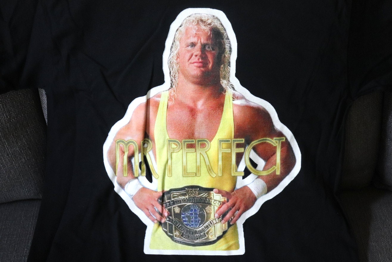 Perf3ct T-Shirt [Bret Hart - Pop Culture - Hulk Hogan - Ric Flair - Randy Savage - Ultimate Warrior - Birthday - Father's Day - Gift - Dad]