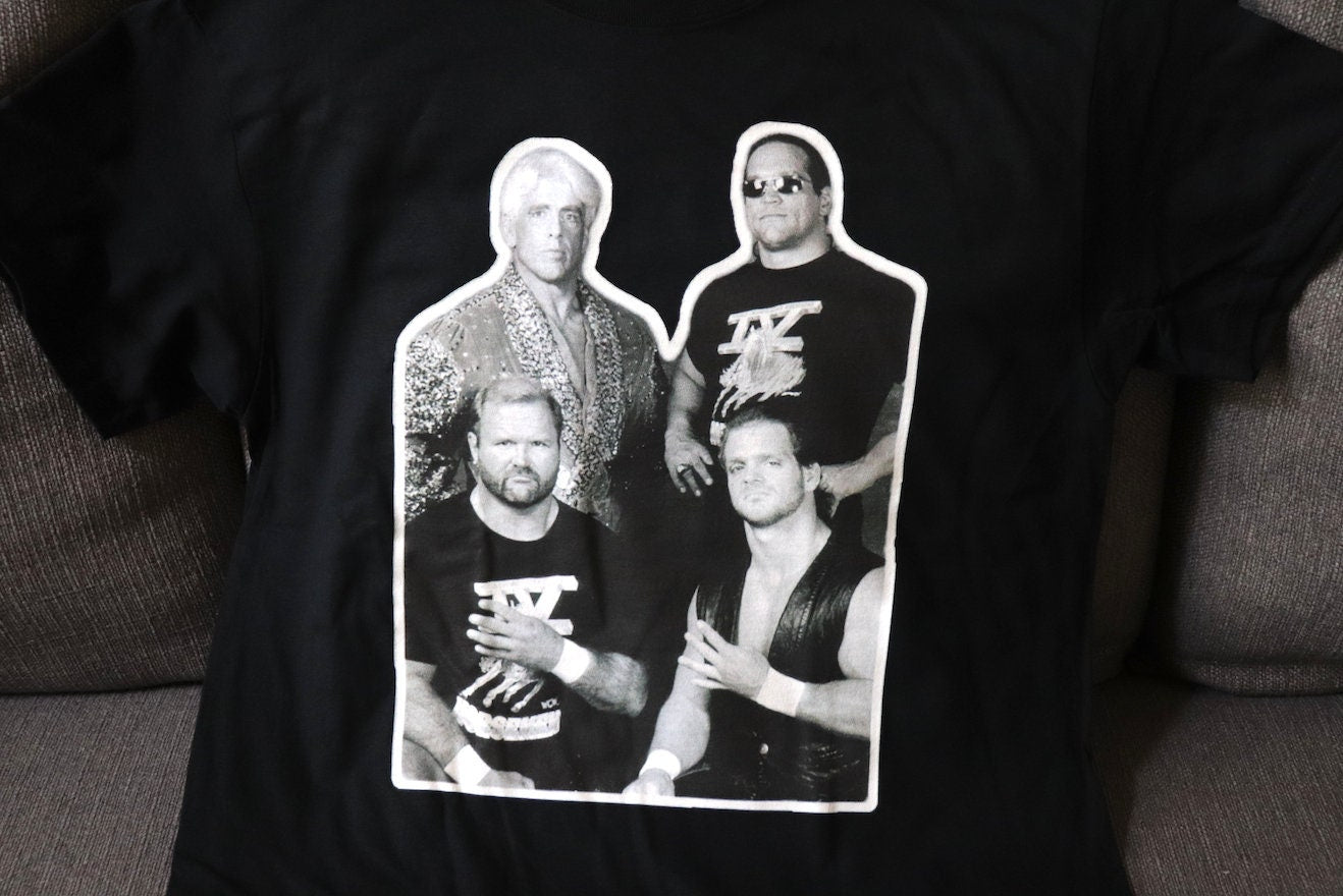 Retro 4 T-Shirt [Bret Hart - Pop Culture - Hulk Hogan - Ric Flair - Randy Savage - Ultimate Warrior - Birthday - Christmas - Secret Santa]