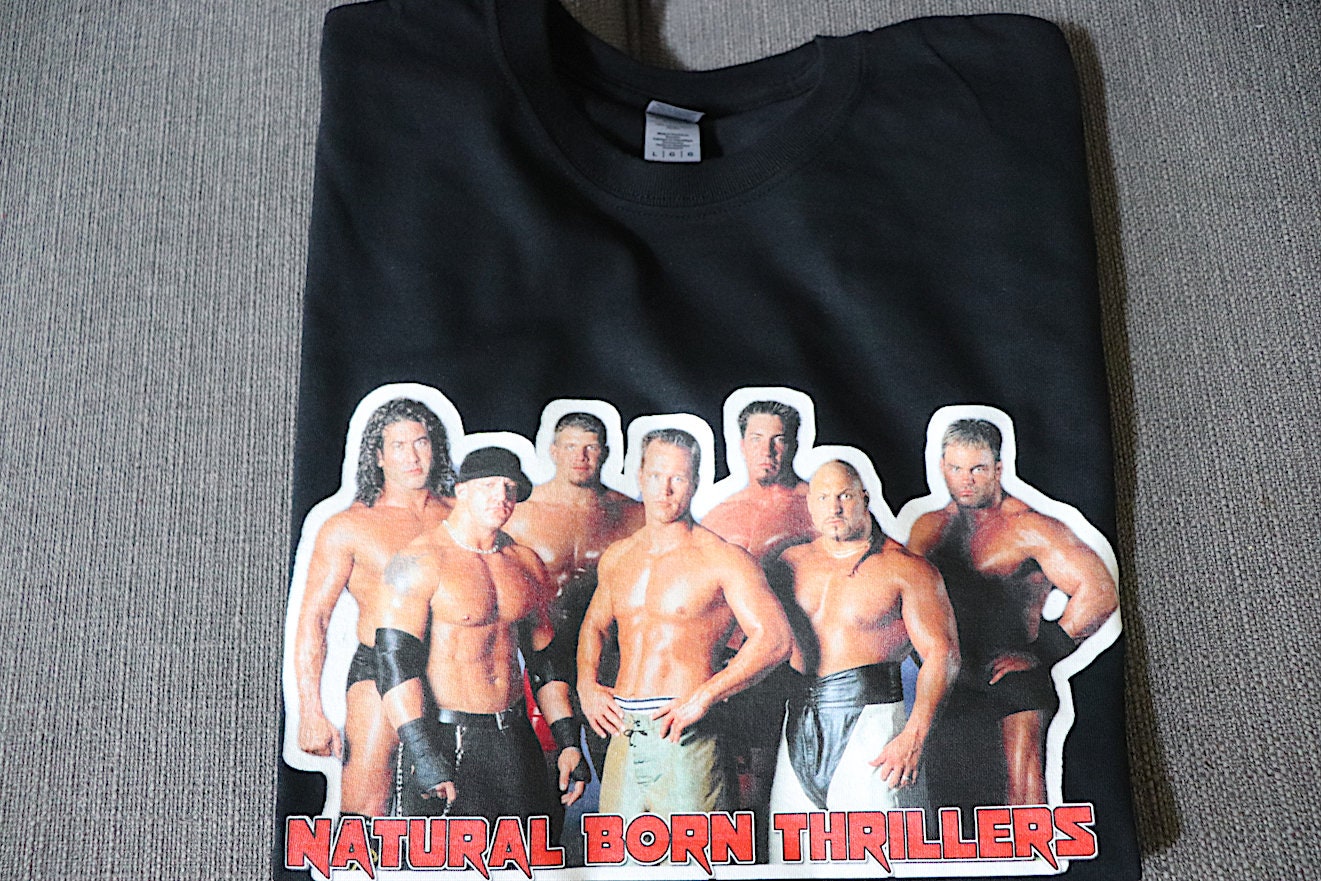 Thrillaz T-Shirt [Bret Hart - Pop Culture - Hulk Hogan - Ric Flair - Randy Savage - Ultimate Warrior - Birthday - Christmas - Secret Santa]