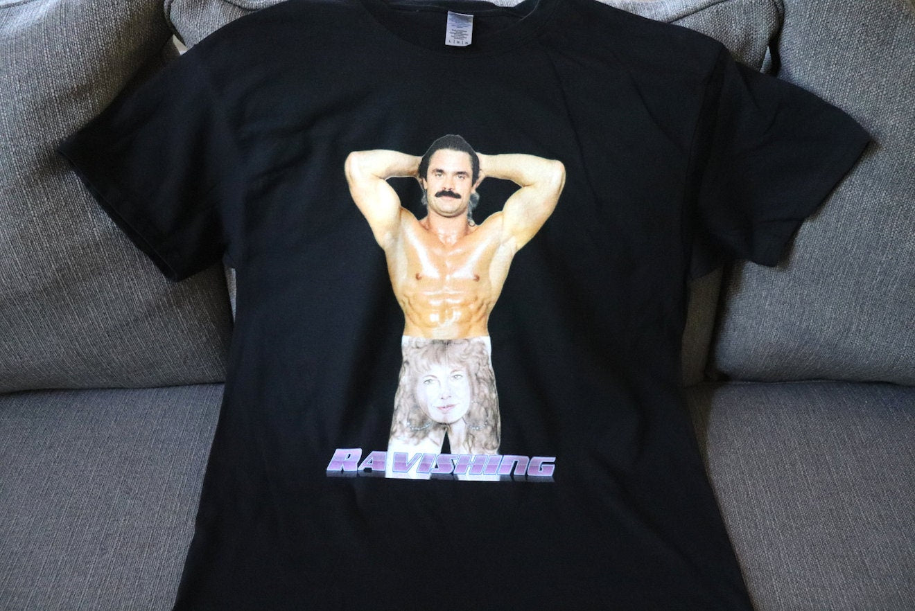 Rude T-Shirt [Bret Hart - Pop Culture - Hulk Hogan - Ric Flair - Randy Savage - Birthday - Christmas - Secret Santa]