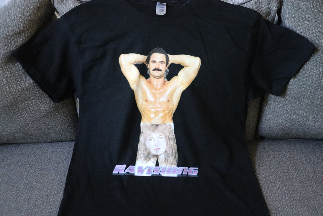 Rude T-Shirt [Bret Hart - Pop Culture - Hulk Hogan - Ric Flair - Randy Savage - Birthday - Christmas - Secret Santa]