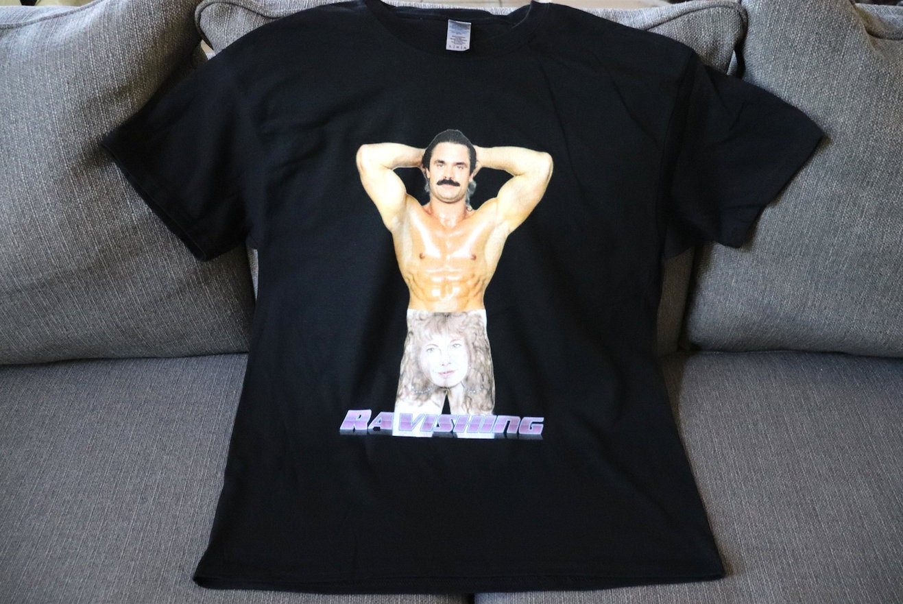 Rude T-Shirt [Bret Hart - Pop Culture - Hulk Hogan - Ric Flair - Randy Savage - Birthday - Christmas - Secret Santa]