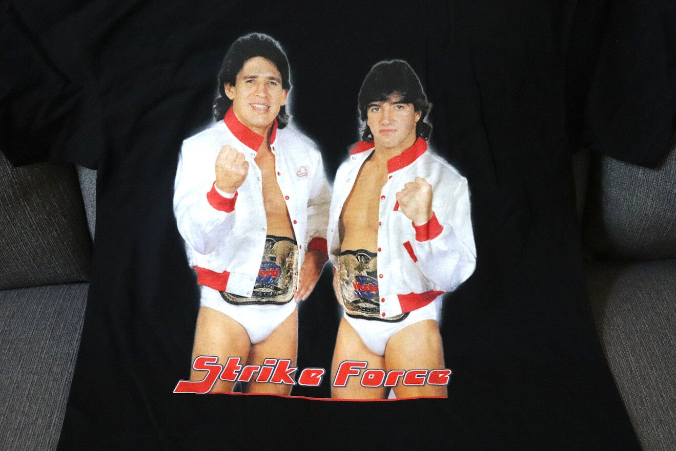 Rick Martel & Tito Santana T-Shirt [Ric Flair - Bret Hart - Hulk Hogan - Randy Savage - Vintage]