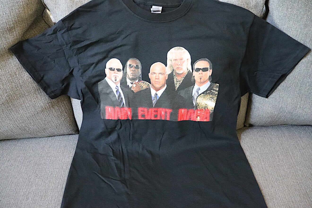 Main Event Squad T-Shirt [Scott Steiner - Kevin Nash - Pop Culture - Hulk Hogan - Kurt Angle - Birthday - Christmas - Secret Santa]