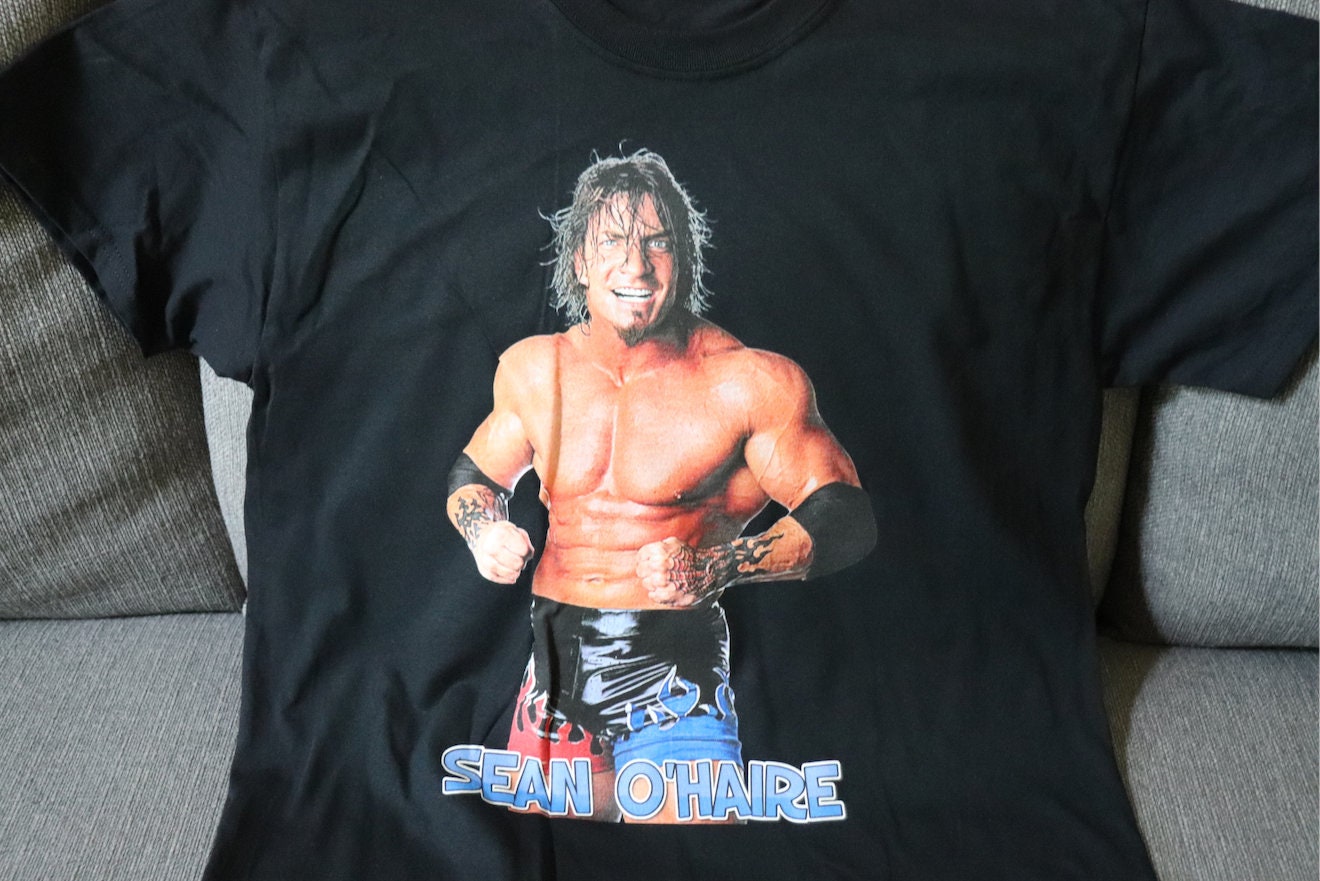 Sean O'Haire T-Shirt [Pop Culture - Hulk Hogan - Ric Flair - Randy Savage - Ultimate Warrior - Birthday - Christmas - Secret Santa]