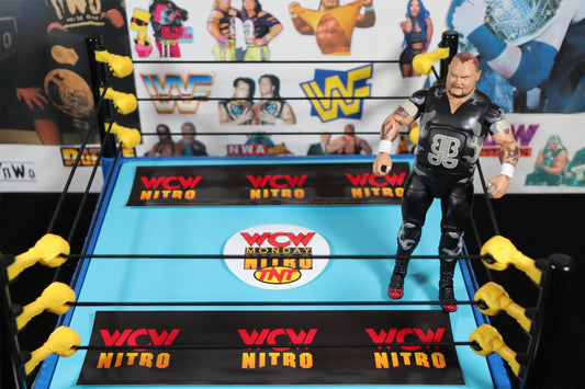 VVCVV Nitr0 Ring Stickers [For Wrestling Toy Rings] [Hulk Hogan - Bret Hart - Ric Flair - Randy Savage - Chris Jericho - Action Figures]