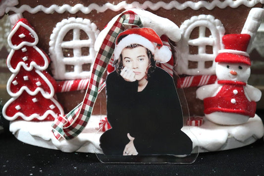 Harry Styles Acrylic Christmas Tree Ornament 3