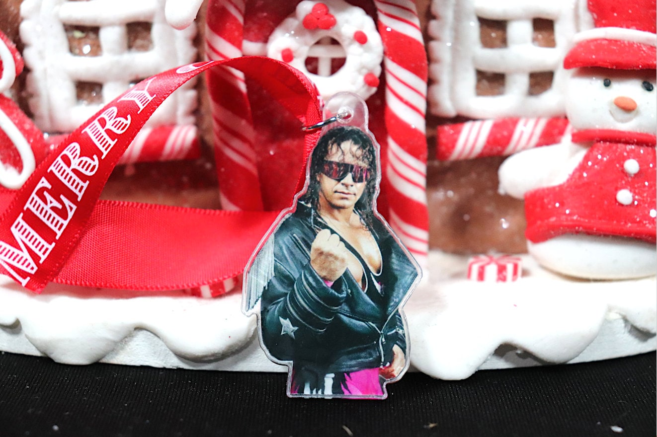 Bret Hart Christmas Ornament 2