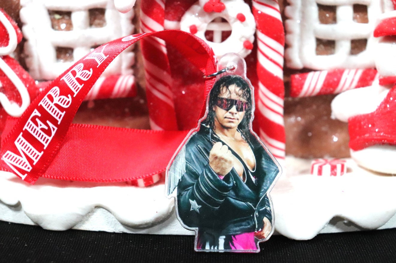 Bret Hart Christmas Ornament 2