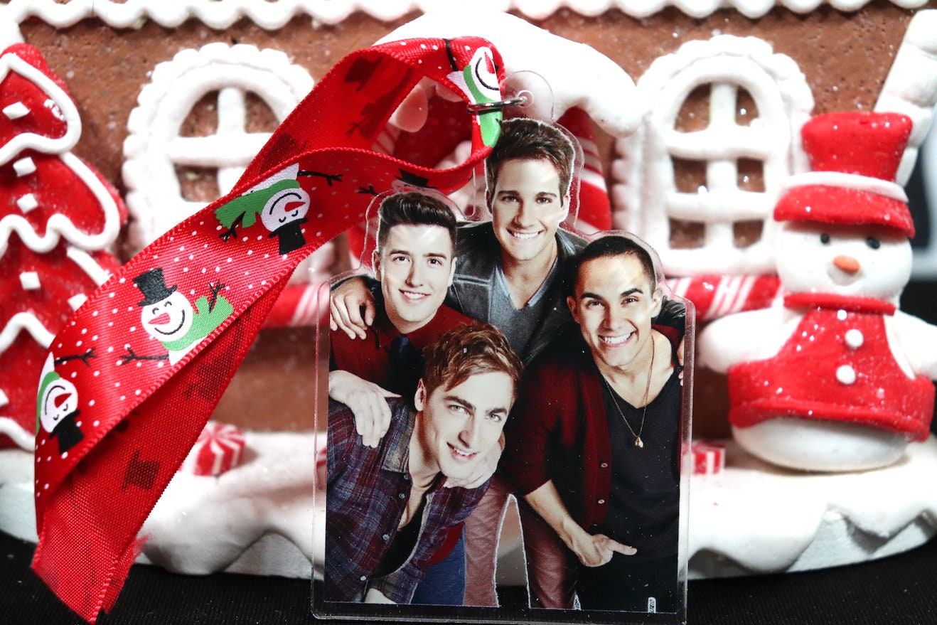 Big Time Rush Acrylic Christmas Tree Ornament