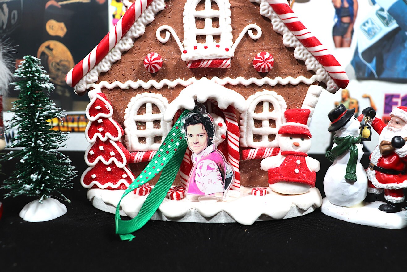 Harry Styles Acrylic Christmas Tree Ornament 2