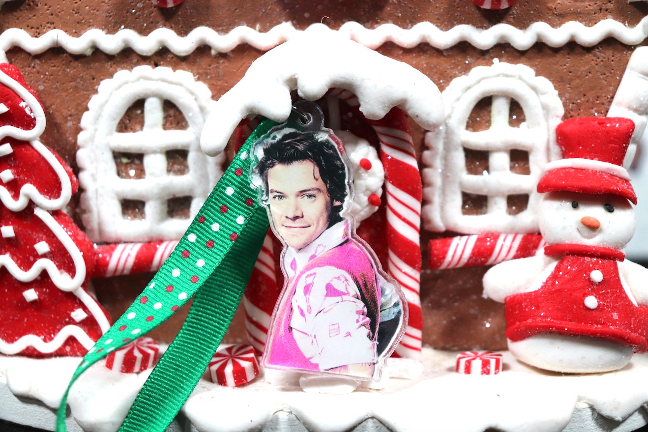 Harry Styles Acrylic Christmas Tree Ornament 2