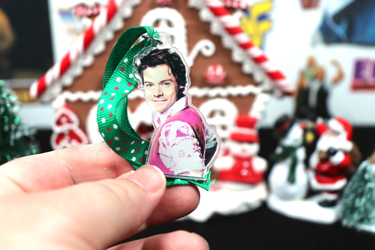 Harry Styles Acrylic Christmas Tree Ornament 2