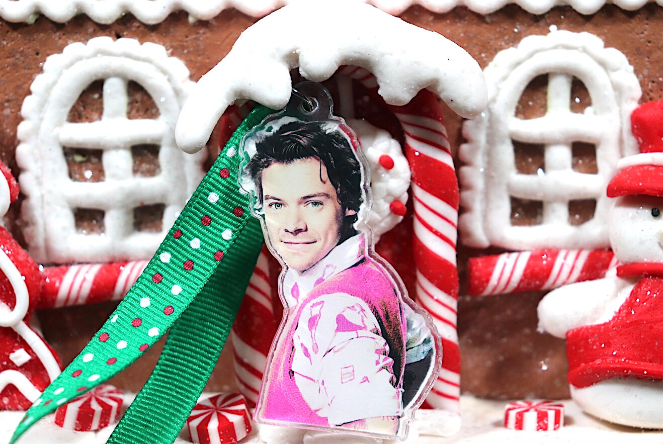 Harry Styles Acrylic Christmas Tree Ornament 2